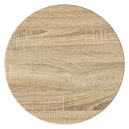 Side Cabinet Sonoma Oak Ø40 x 50 cm Engineered Wood