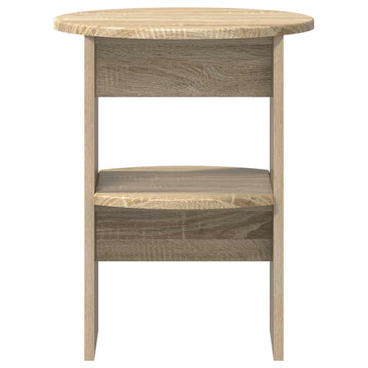 Side Cabinet 2 pcs Sonoma Oak Ø40 x 50 cm Engineered Wood