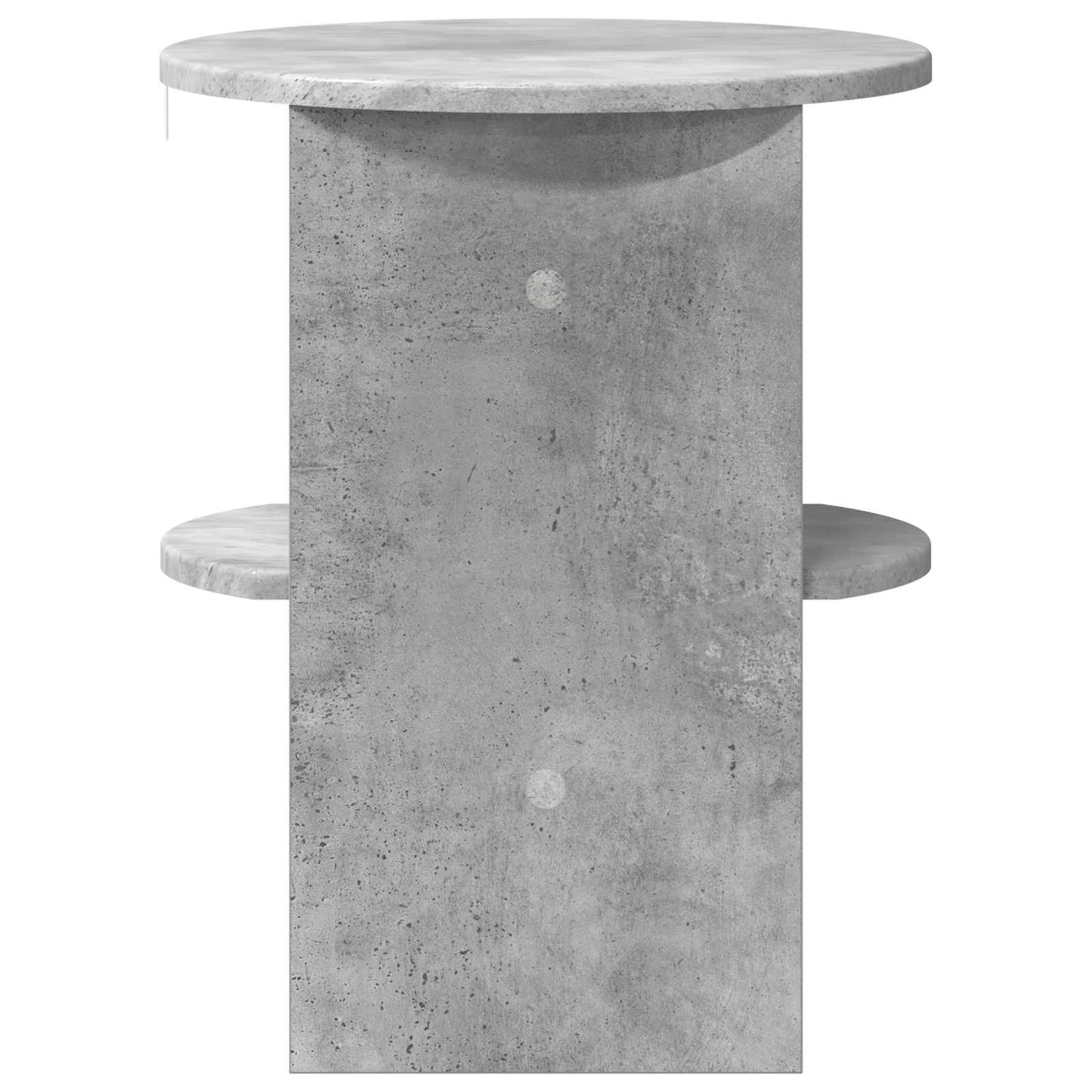 Side Cabinet Concrete Grey Ø40 x 50 cm Engineered Wood