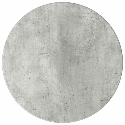 Side Cabinet Concrete Grey Ø40 x 50 cm Engineered Wood