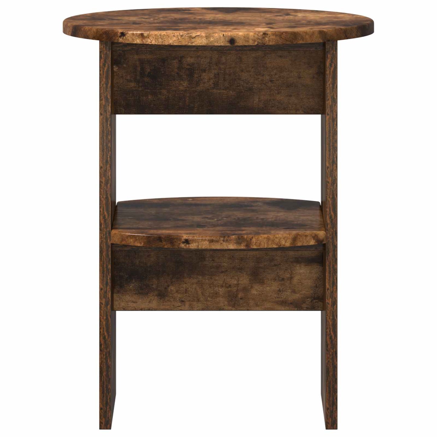 Side Cabinet Smoked Oak Ø40 x 50 cm Engineered Wood