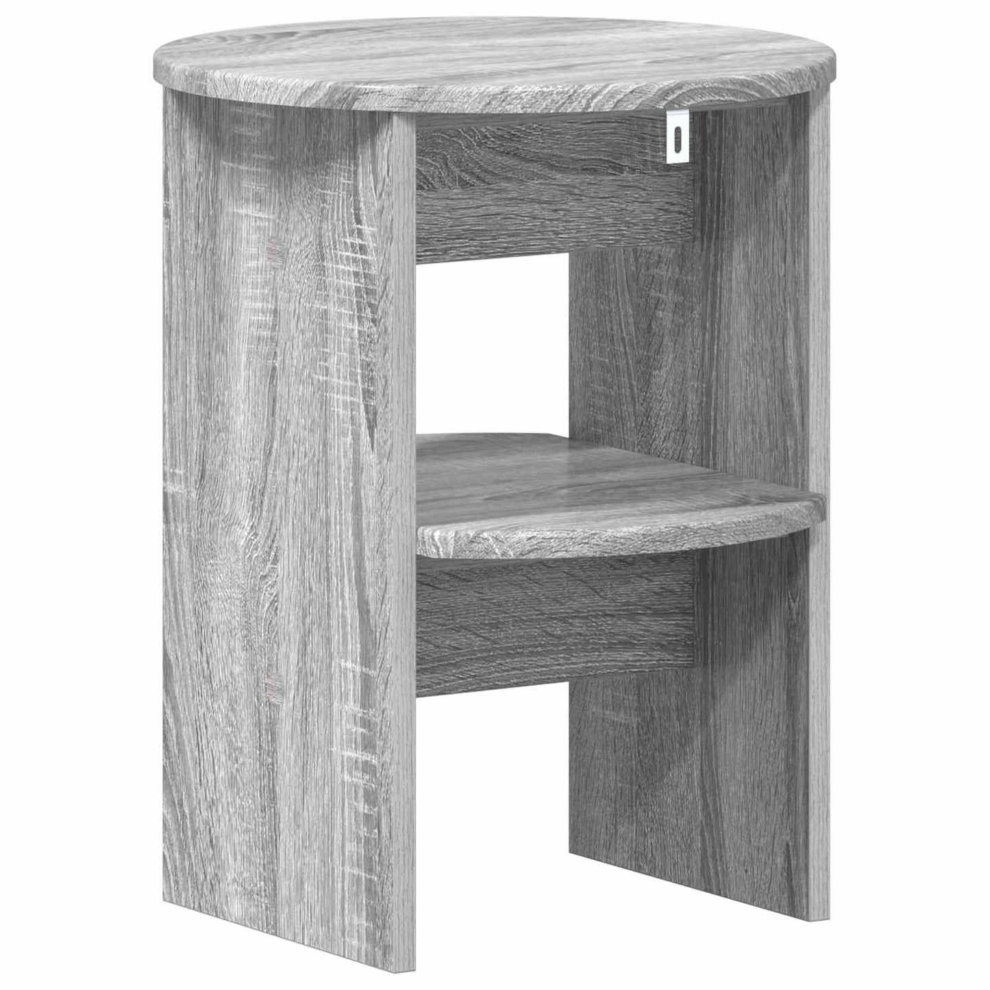 Side Cabinet Grey Sonoma Ø40 x 50 cm Engineered Wood