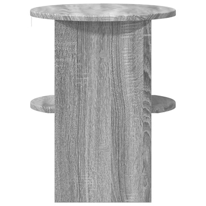 Side Cabinet Grey Sonoma Ø40 x 50 cm Engineered Wood
