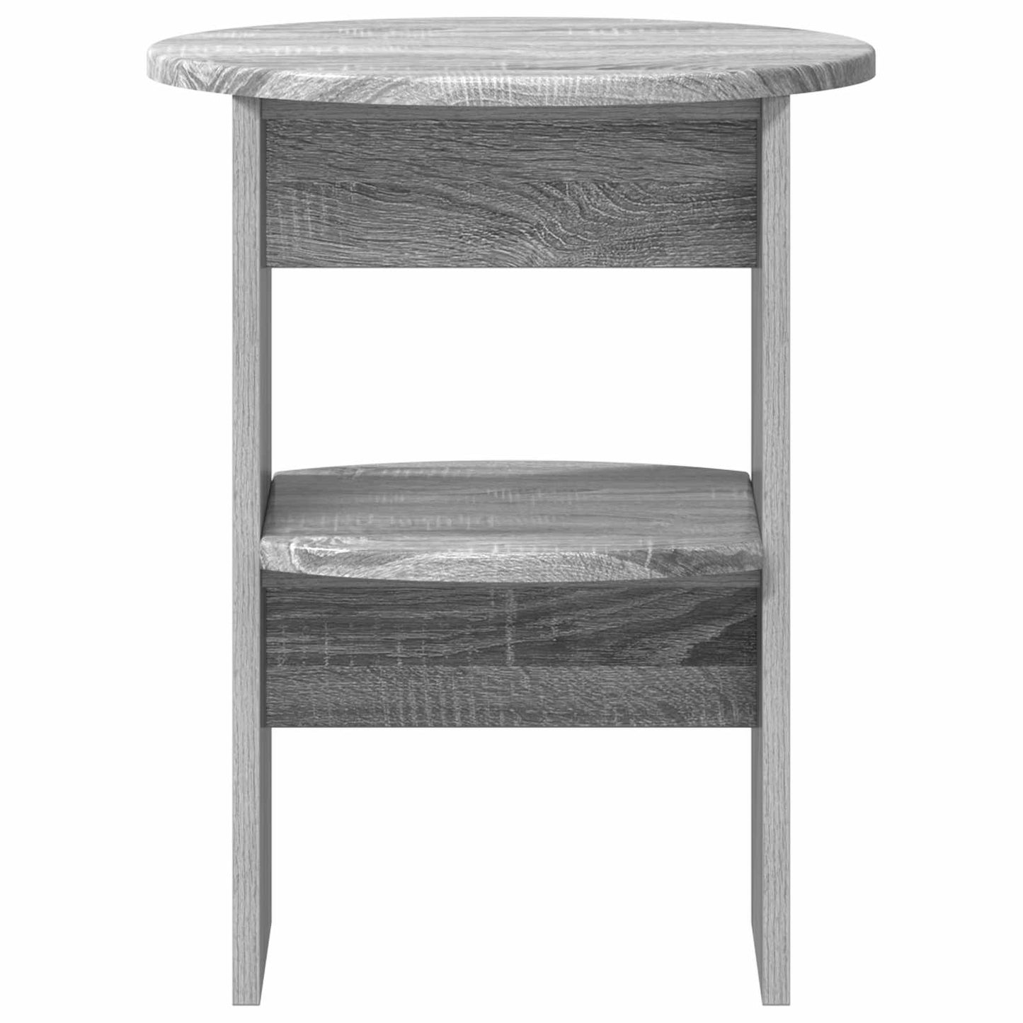 Side Cabinet 2 pcs Grey Sonoma Ø40 x 50 cm Engineered Wood