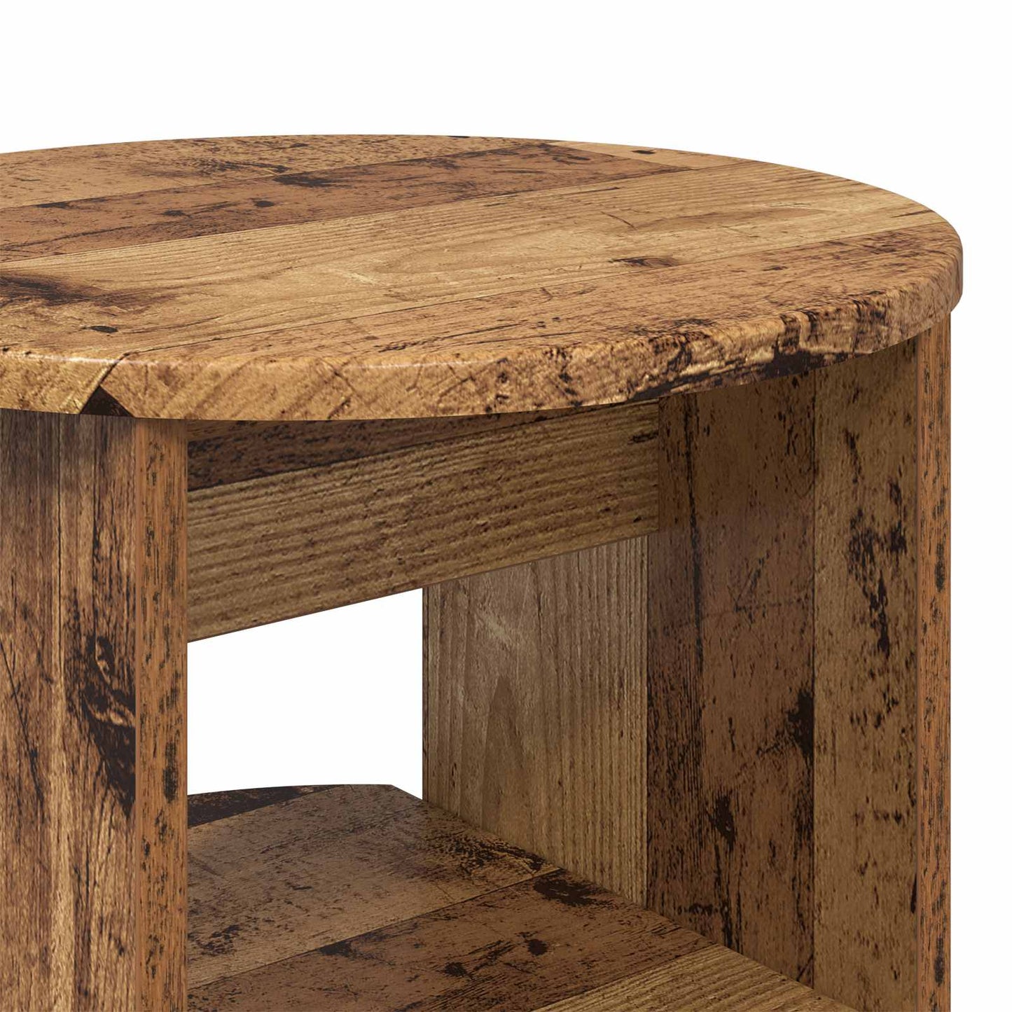 Side Cabinet Old Wood Ø40 x 50 cm Engineered Wood
