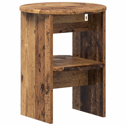 Side Cabinet Old Wood Ø40 x 50 cm Engineered Wood