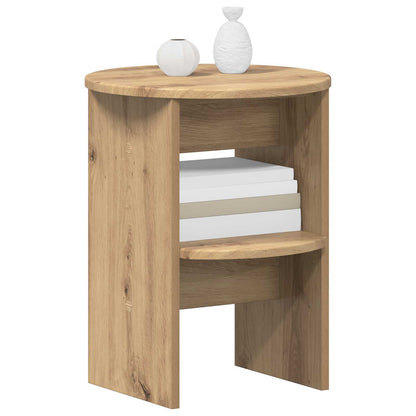 Side Cabinet Artisan Oak Ø40 x 50 cm Engineered Wood