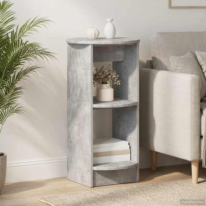 Side Cabinet Concrete Grey Engineered Wood