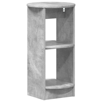 Side Cabinet Concrete Grey Engineered Wood