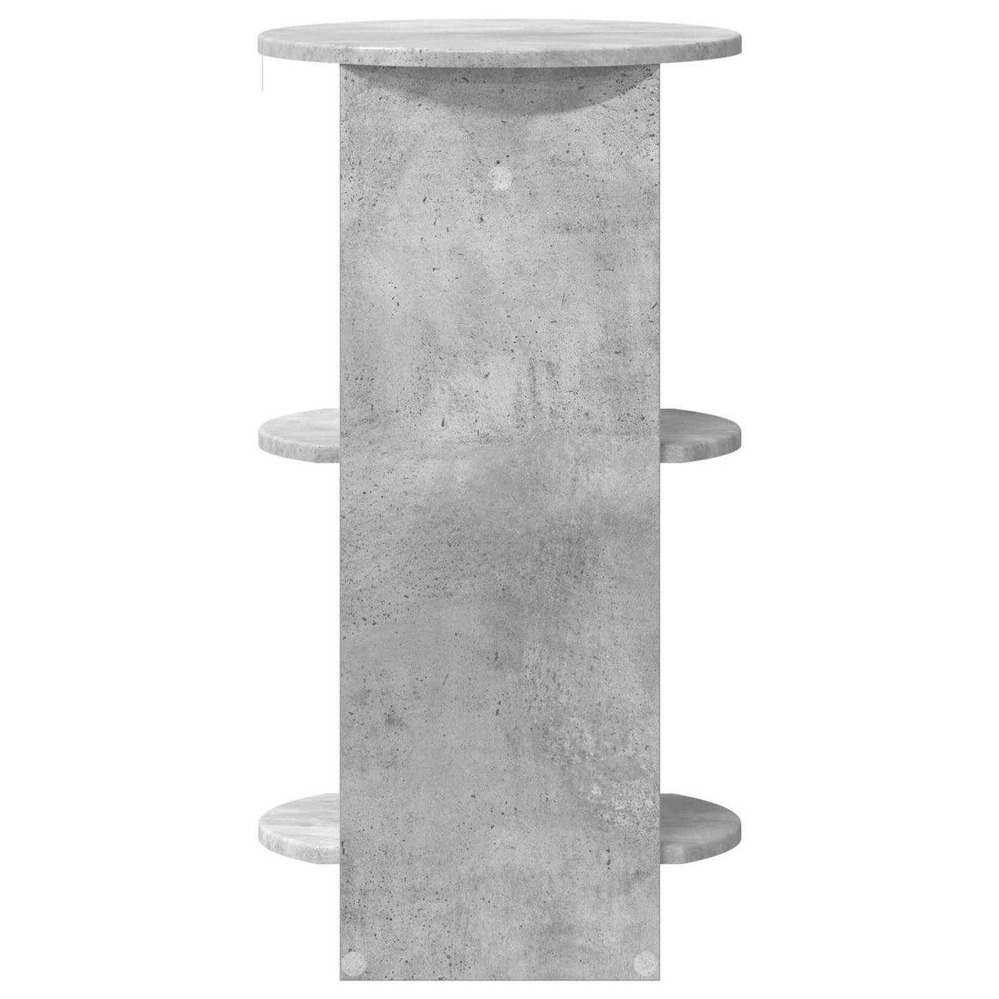 Side Cabinet Concrete Grey Engineered Wood