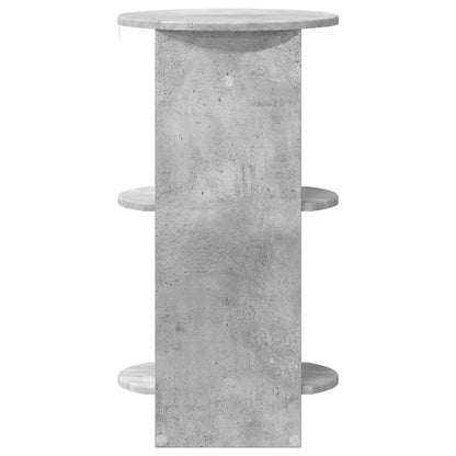 Side Cabinet Concrete Grey Engineered Wood
