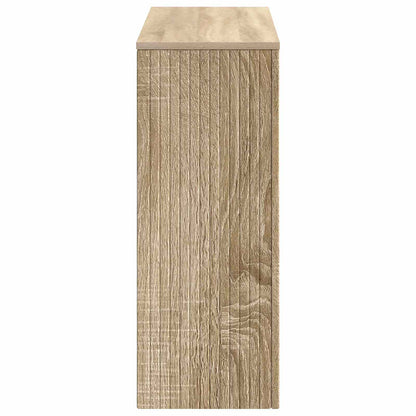 Console Table Sonoma Oak 101 x 29 x 74 cm Engineered Wood
