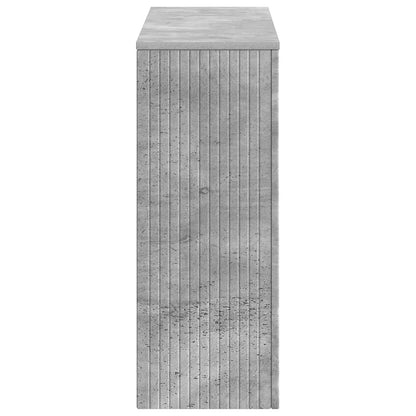 Console Table Concrete Grey 101 x 29 x 74 cm Engineered Wood