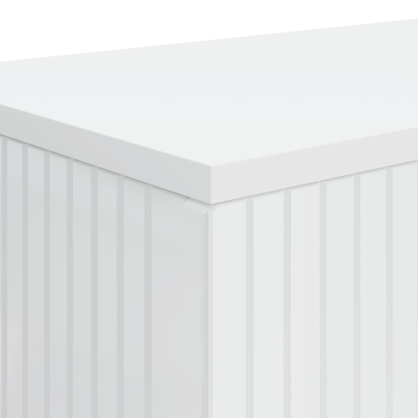 Console Table High Gloss White 101 x 29 x 74 cm Engineered Wood
