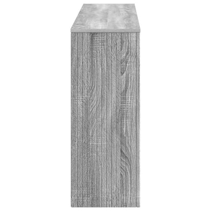 Console Table Grey Sonoma 155 x 29 x 74 cm Engineered Wood