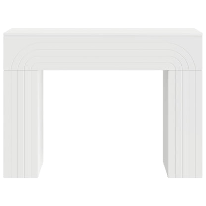 Coffee Table White 102 x 35 x 75 cm Engineered Wood