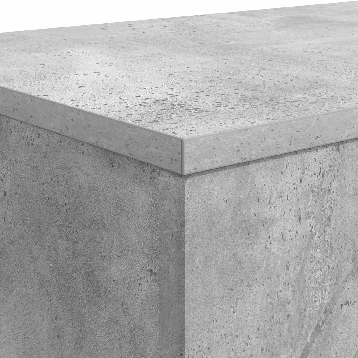 Coffee Table Concrete Grey 102 x 35 x 75 cm Engineered Wood