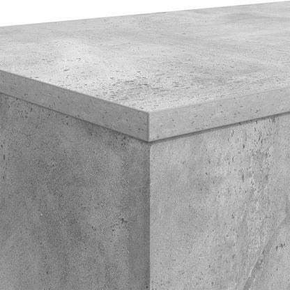 Coffee Table Concrete Grey 102 x 35 x 75 cm Engineered Wood