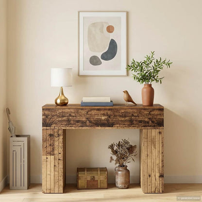 Coffee Table Old Wood 102 x 35 x 75 cm Engineered Wood