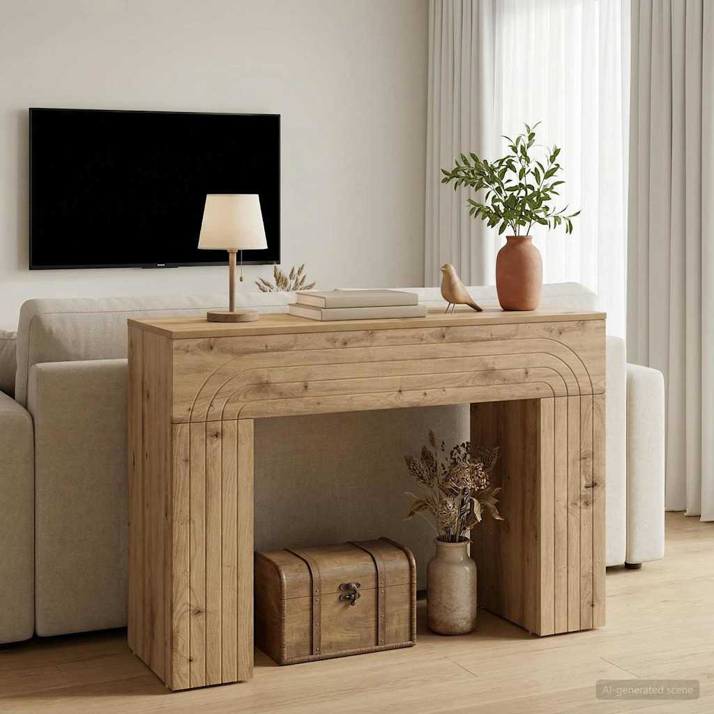 Coffee Table Artisan Oak 102 x 35 x 75 cm Engineered Wood