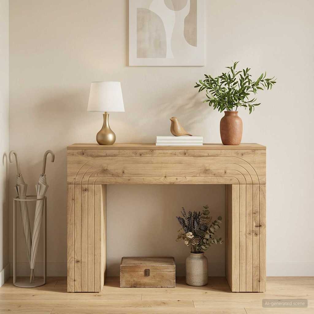 Coffee Table Artisan Oak 102 x 35 x 75 cm Engineered Wood