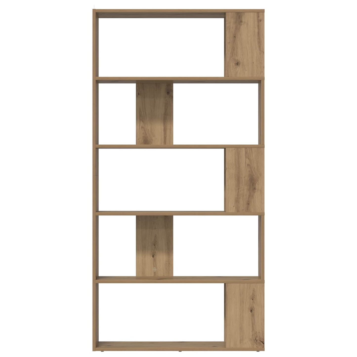 Book Cabinet 80 x 24 x 159 cm Engineered Wood Artisan Oak