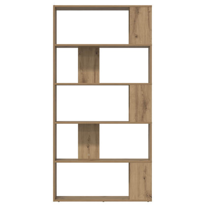 Book Cabinet 80 x 24 x 159 cm Engineered Wood Artisan Oak