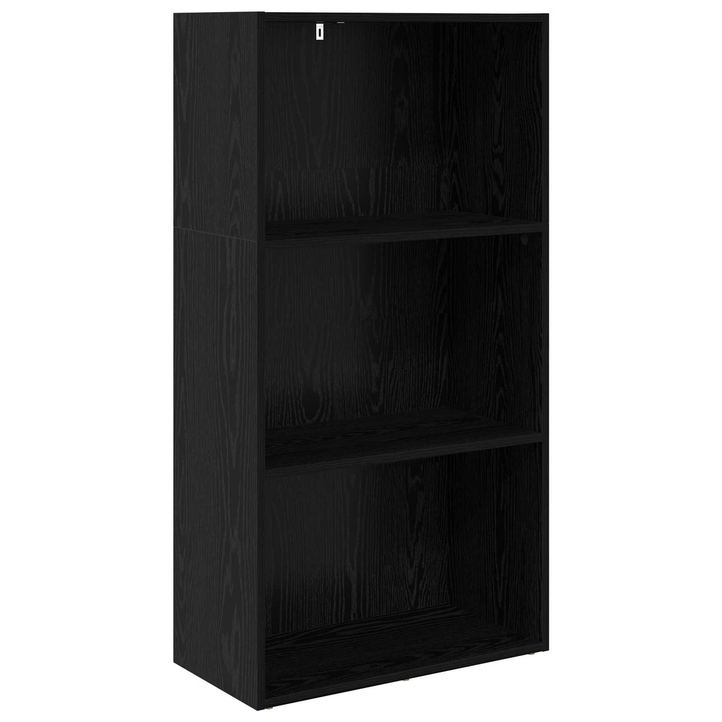 Bookshelf Black Oak 60 x 30 x 114 cm Engineered Wood