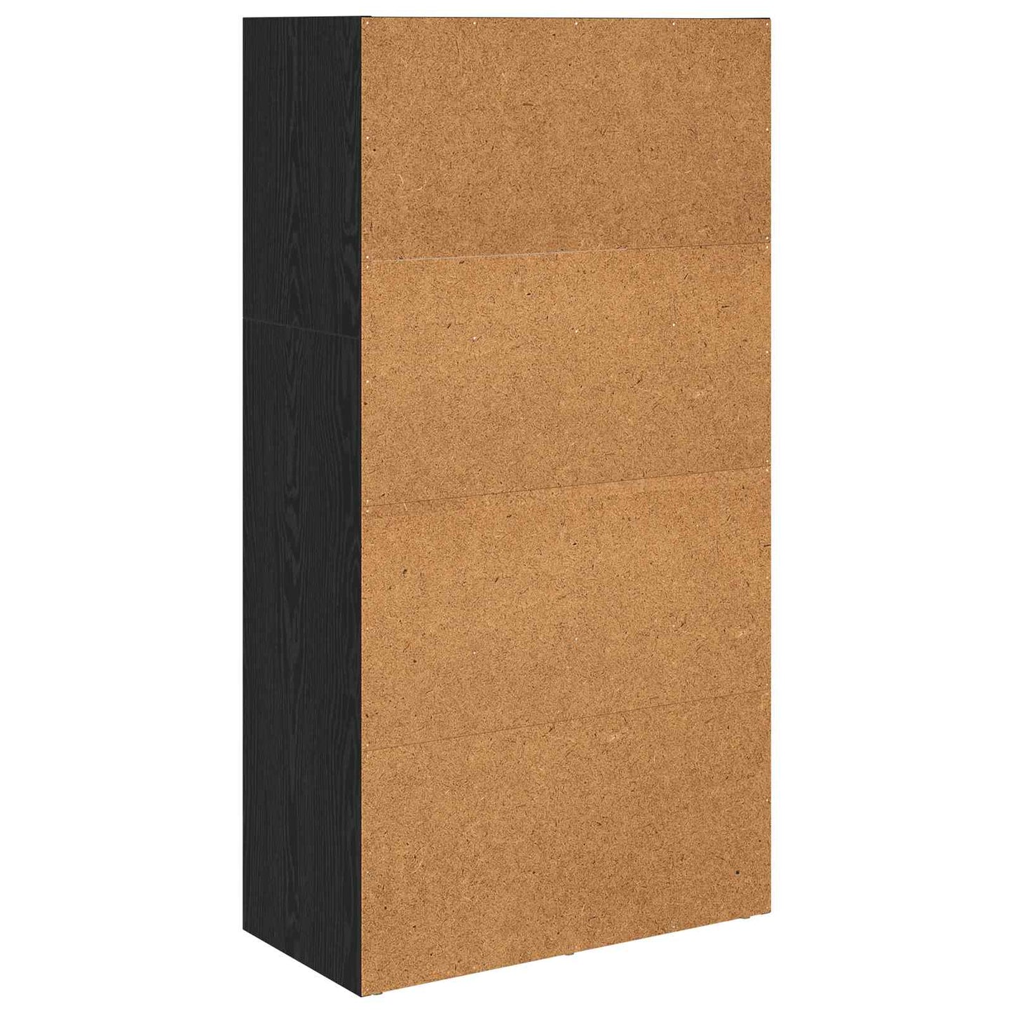 Bookshelf Black Oak 60 x 30 x 114 cm Engineered Wood