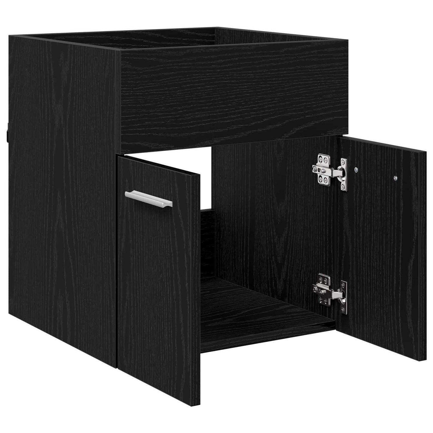 Sink cabinet Black Oak 41 x 38.5 x 46 cm Engineered Wood