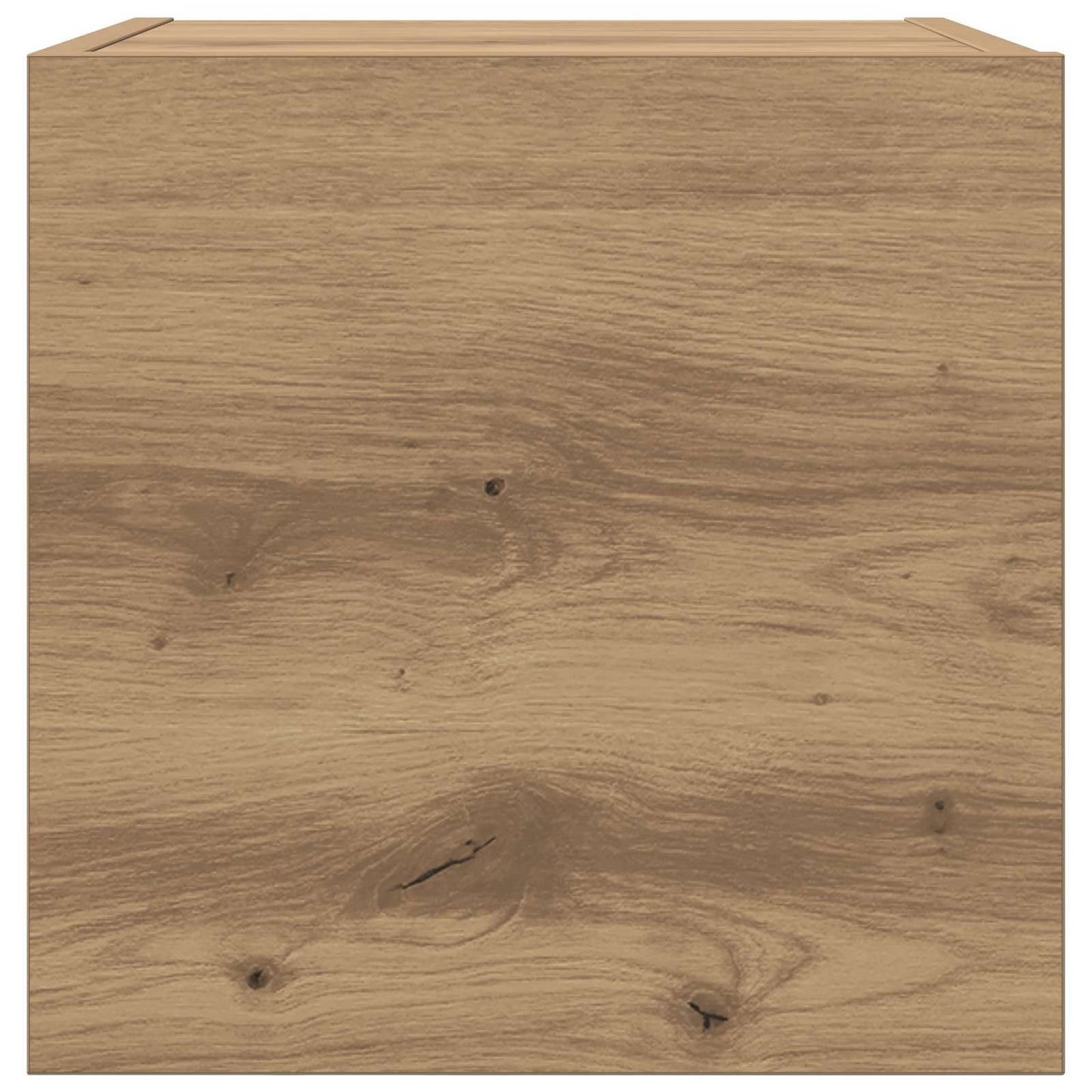 Wall Mounted TV Cabinet Artisan Oak Engineered Wood