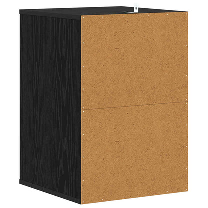 Drawer Cabinet Black Oak 41 x 40 x 58 cm Engineered Wood