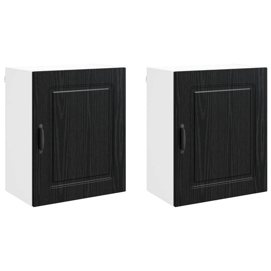 Dishwasher Panel Kalmar 2 pcs Black Oak Engineered Wood