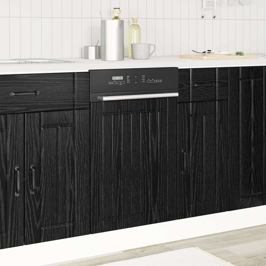 Dishwasher Panel LUCCA Black Oak 45 x 1.5 x 57 cm