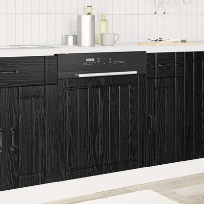 Dishwasher Panel LUCCA Black Oak 60 x 1.5 x 57 cm