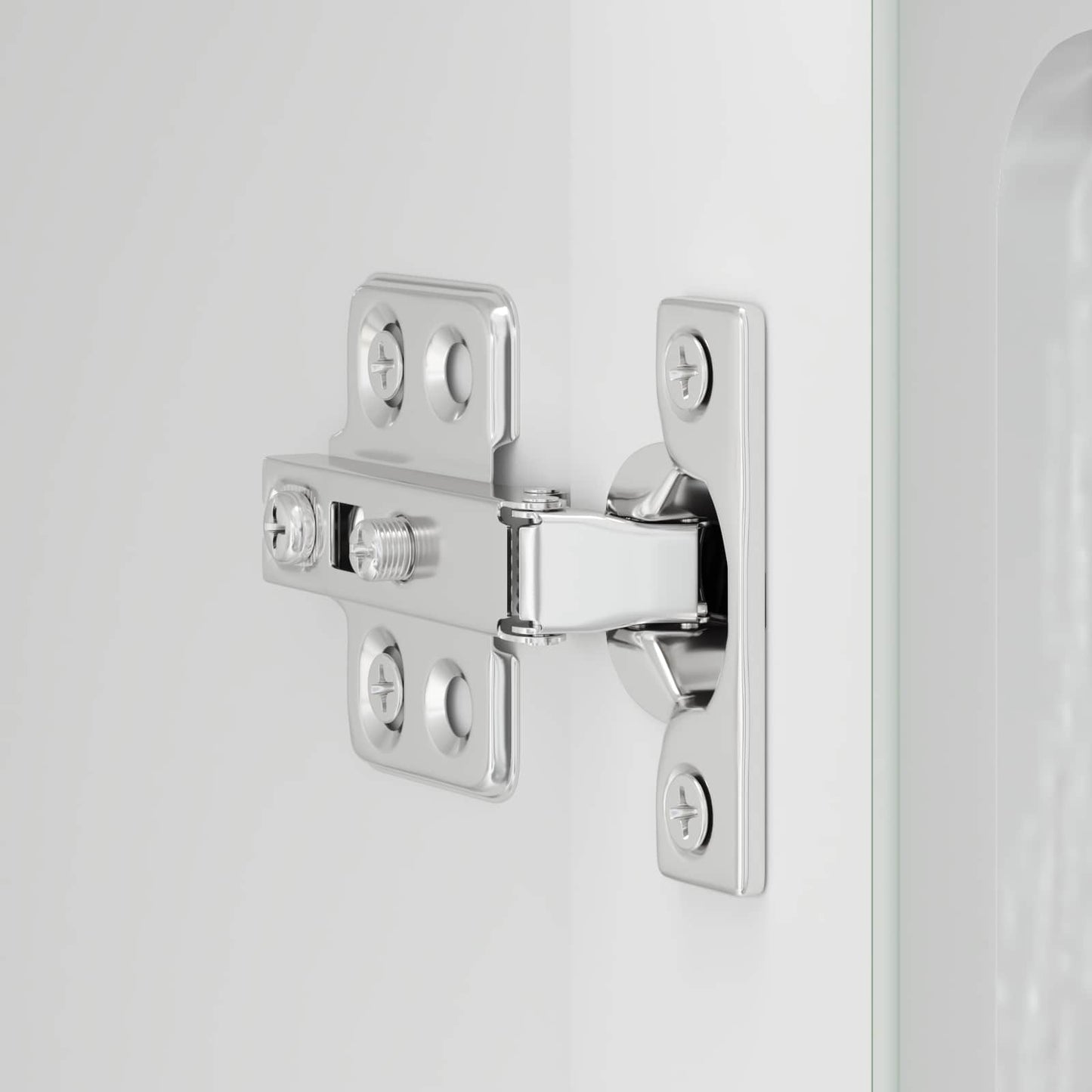 Wall Glass Cabinet LUCCA Black Oak 60 x 31 x 60 cm