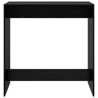 Bar Table Black Oak 102 x 50 x 103.5 cm Engineered Wood