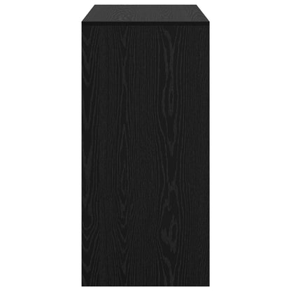 Bar Table Black Oak 102 x 50 x 103.5 cm Engineered Wood