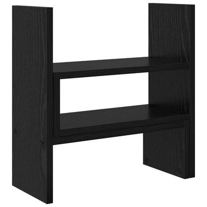 Monitor Desk Stand Black Oak 40 x 17x 41 cm Engineered Wood