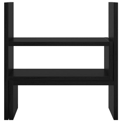 Monitor Desk Stand Black Oak 40 x 17x 41 cm Engineered Wood