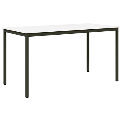 Bar Table White 200 x 100 x 105 cm Solid Pine Wood