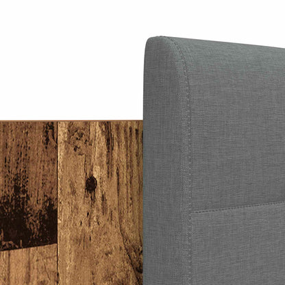 Bed Frame with Headboard Old Wood 180 x 200 cm Engineered Wood