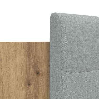 Bed Frame with Headboard Artisan Oak 160 x 200 cm
