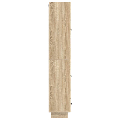 Cabinet Set 2 pcs Sonoma Oak 66 x 34.5 x 95 cm Engineered Wood