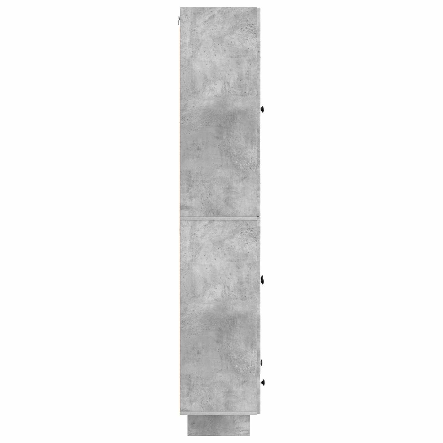 Cabinet Set 2 pcs Concrete Grey 66 x 34.5 x 95 cm