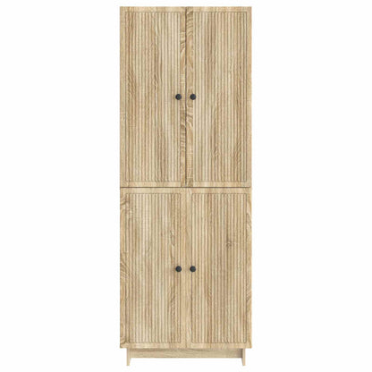 Cabinet Set 2 pcs Sonoma Oak 66 x 34.5 x 90 cm Engineered Wood