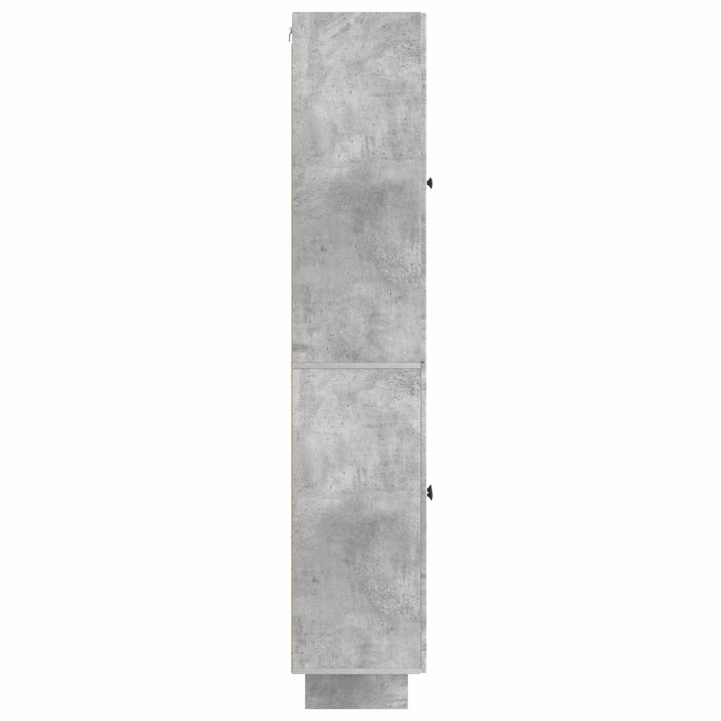 Cabinet Set 2 pcs Concrete Grey 66 x 34.5 x 90 cm