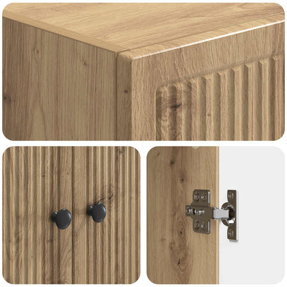 Cabinet Set 2 pcs Artisan Oak Engineered Wood