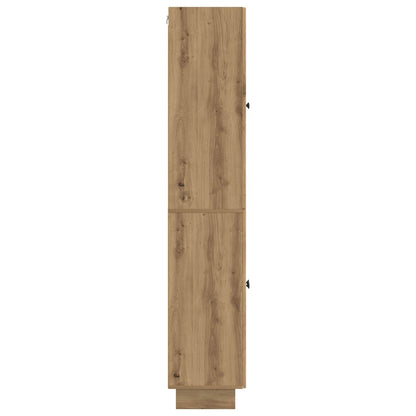 Cabinet Set 2 pcs Artisan Oak 66 x 34.5 x 90 cm Engineered Wood