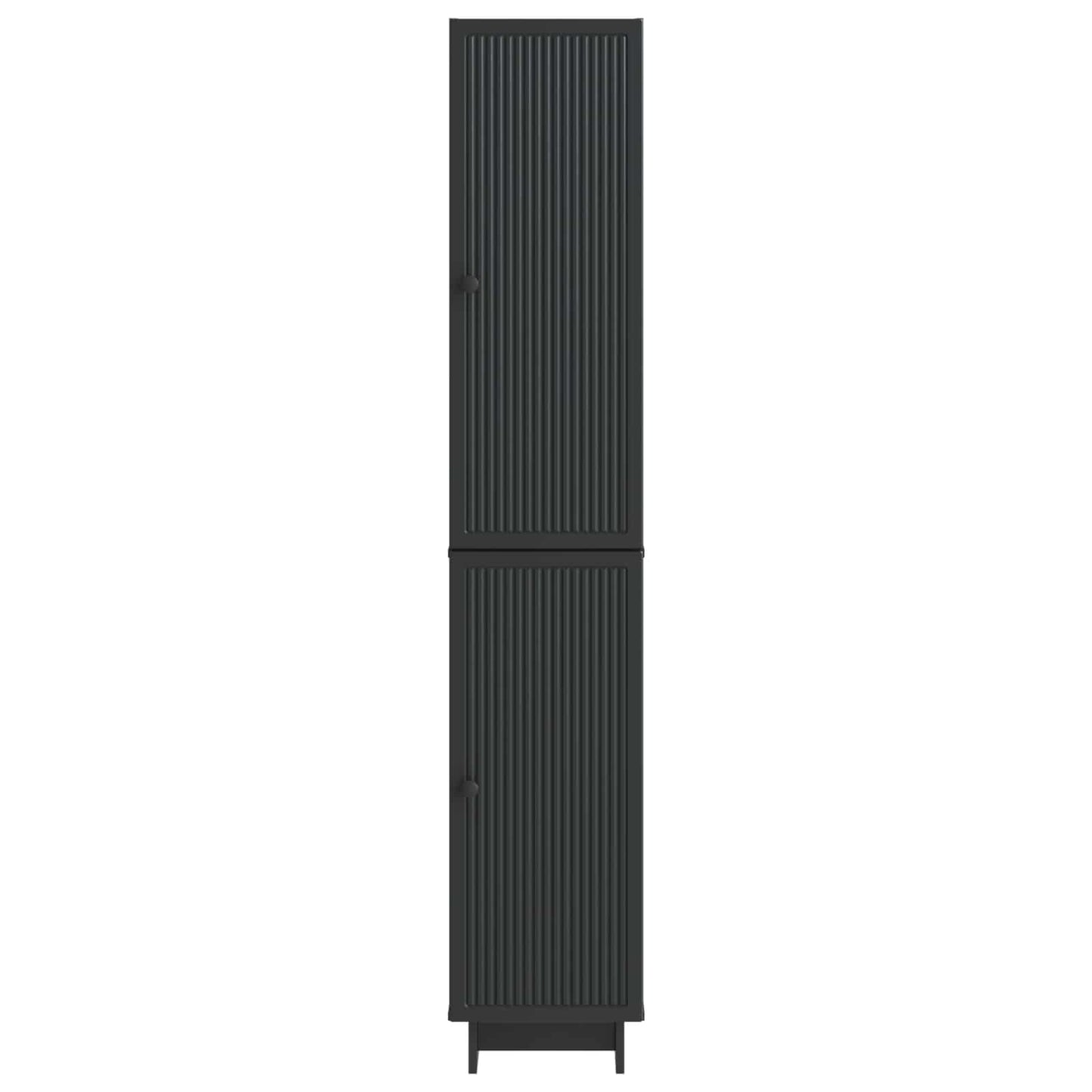 Cabinet Set 2 pcs Black 34.5 x 33 x 90 cm Engineered Wood